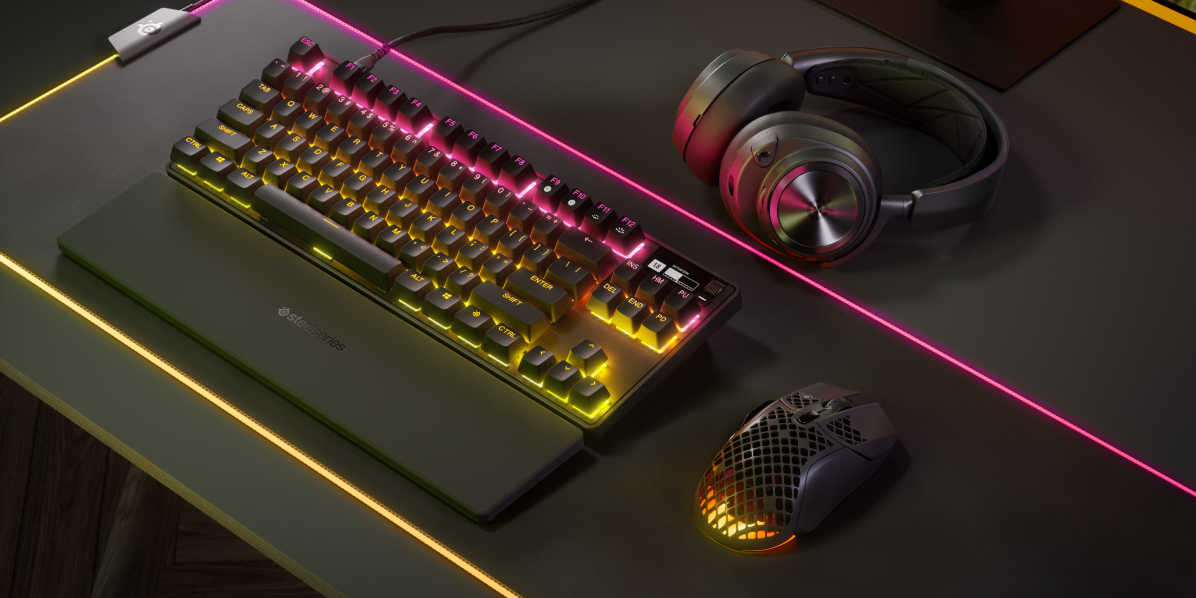 SteelSeries賽睿Apex Pro TKL有線電競鍵盤-英文版