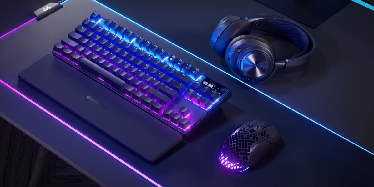 SteelSeries賽睿Apex Pro TKL 無線電競鍵盤-英文版
