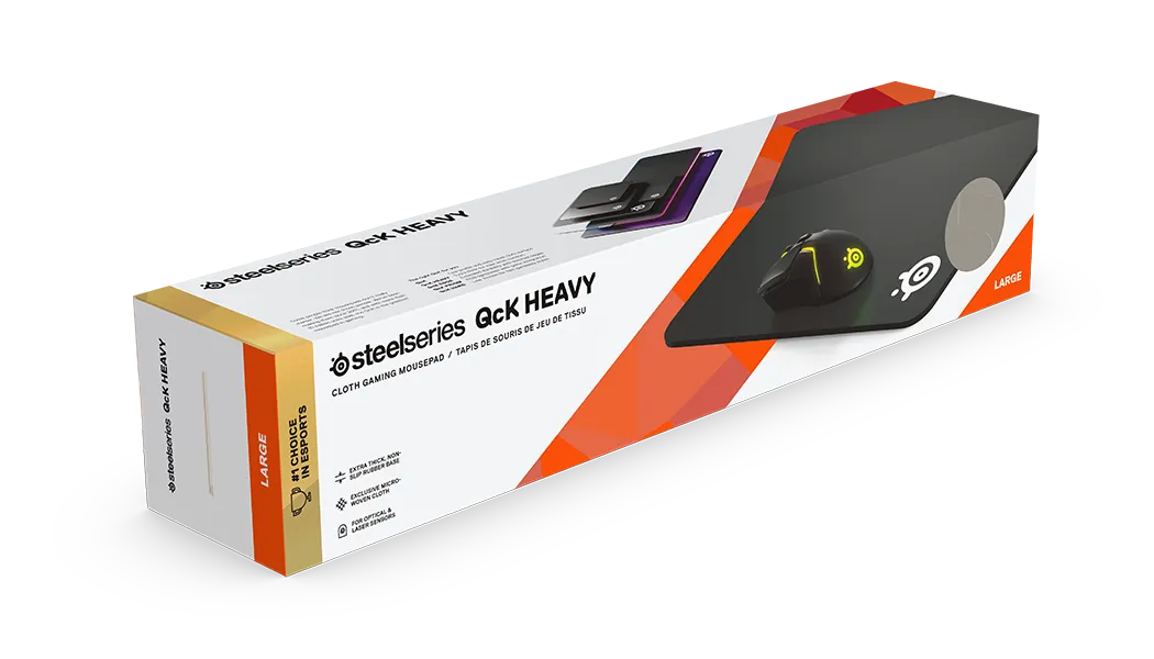 Steel Series賽睿QcK電競鼠墊Heavy Large