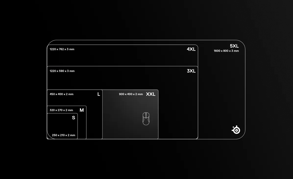 SteelSeries賽睿QcK電競鼠墊XXL