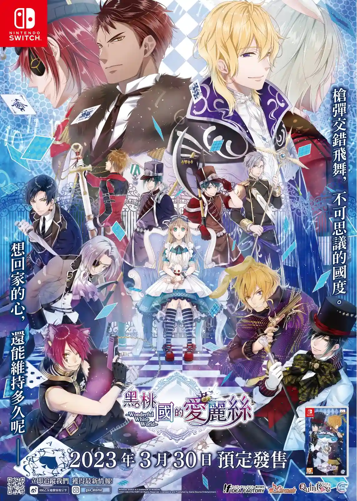 NS 黑桃國的愛麗絲 Wonderful White World 亞洲版