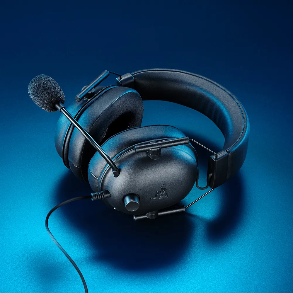 Razer BlackShark V2 X PlayStation授權 頭戴有線電競耳機