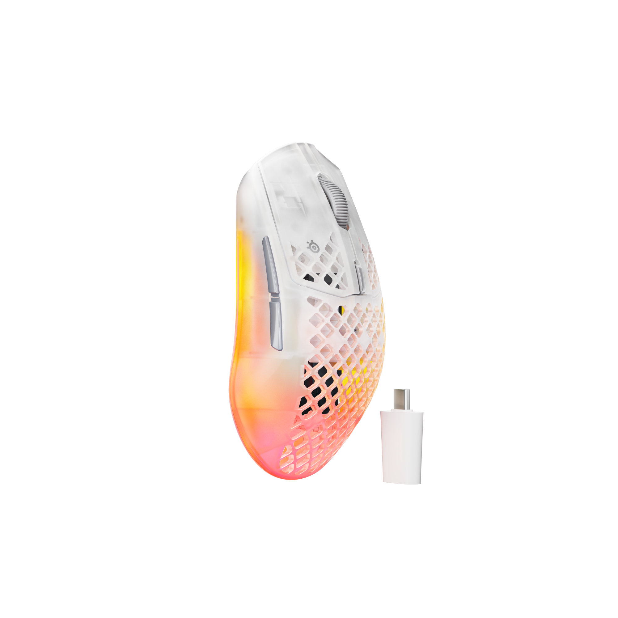 SteelSeries賽睿Aerox 3 Gen 2無線滑鼠-Ghost