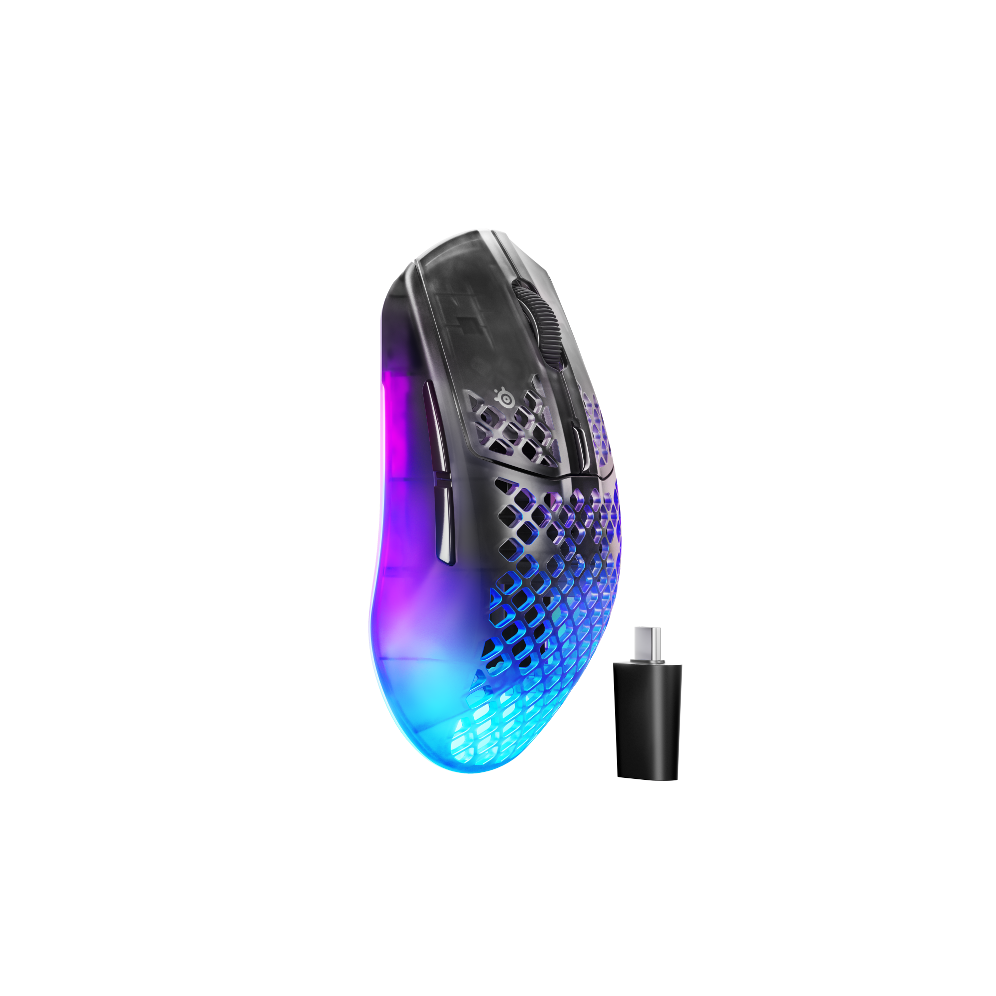 SteelSeries賽睿Aerox 3 Gen 2無線滑鼠-Shadow