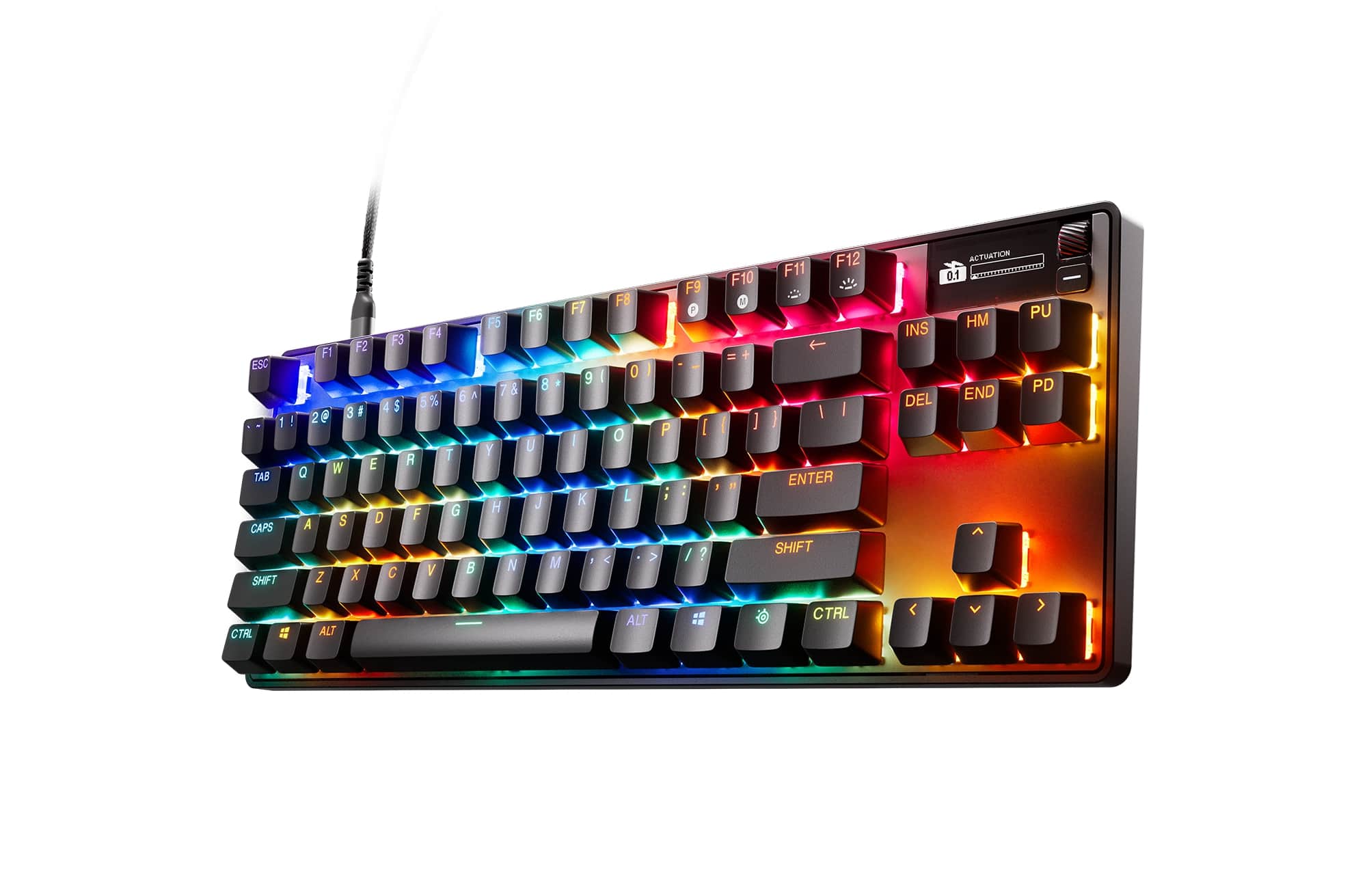 SteelSeries賽睿Apex Pro TKL Gen 3有線電競鍵盤-英文