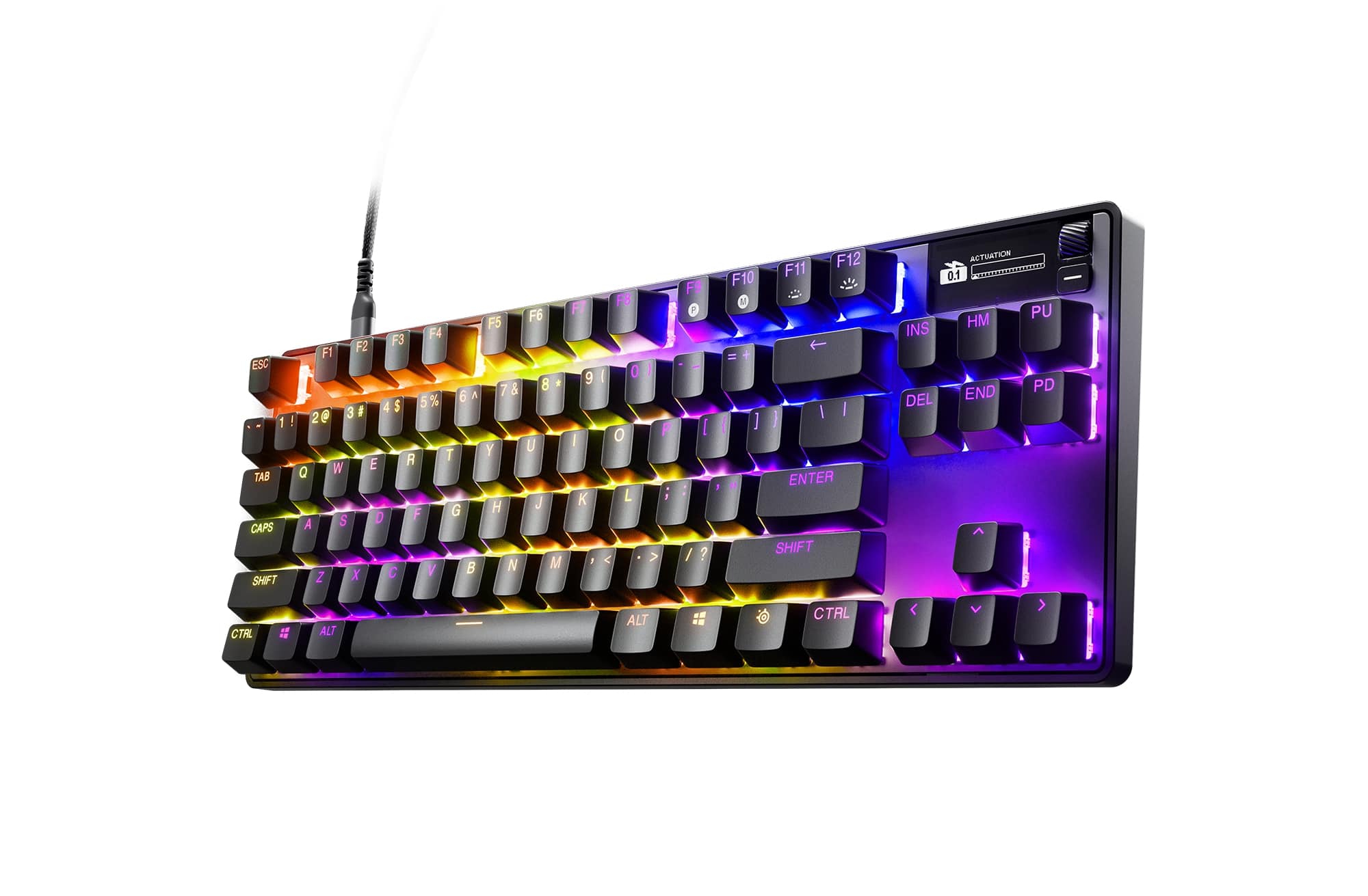 SteelSeries賽睿Apex Pro TKL Gen 3有線電競鍵盤-英文