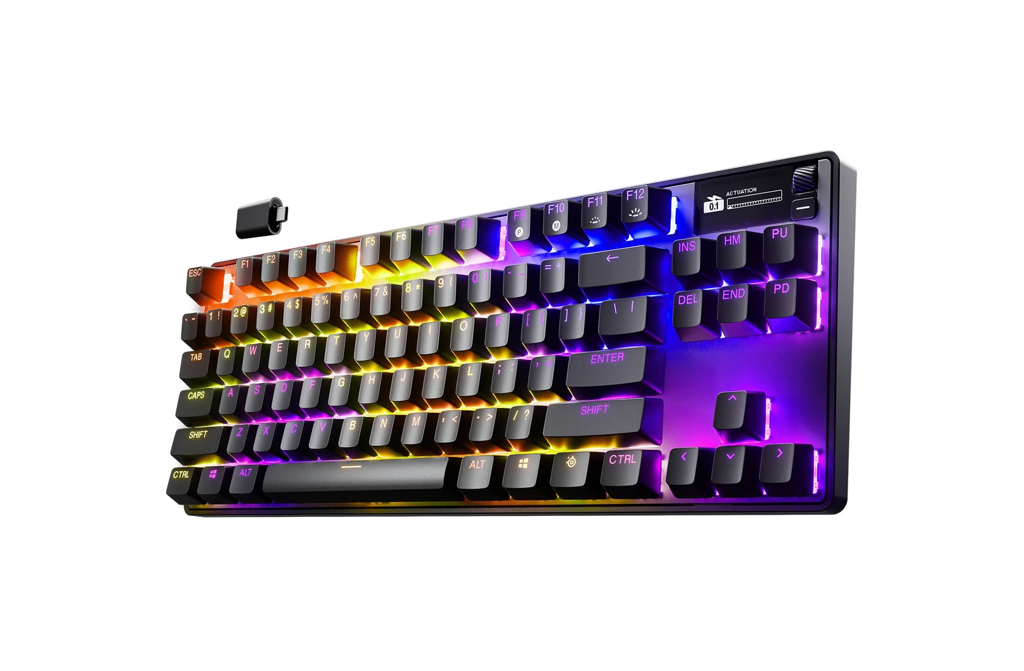 SteelSeries賽睿Apex Pro TKL Gen 3無線電競鍵盤-英文