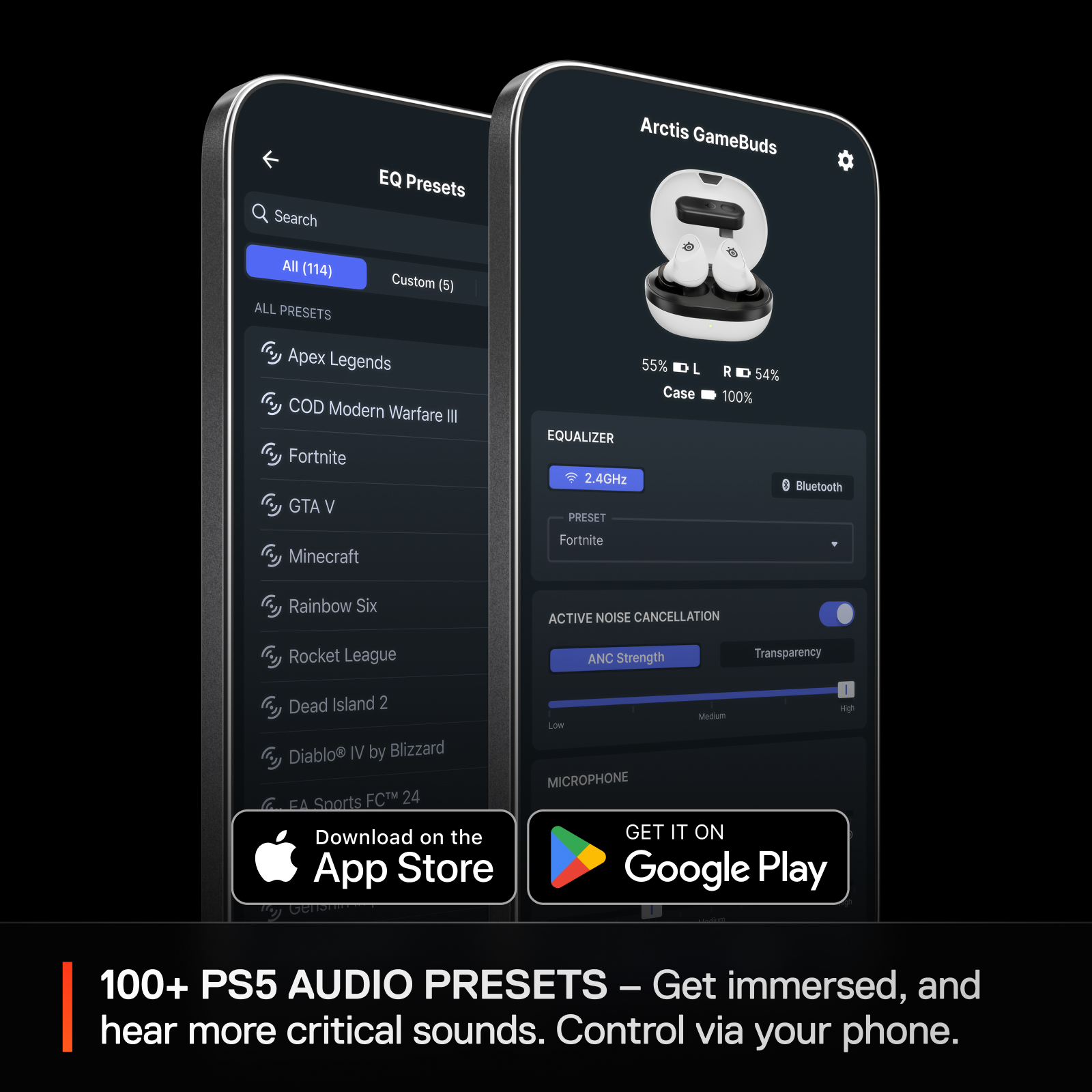 SteelSeries賽睿Arctis GameBuds真無線遊戲耳機-白