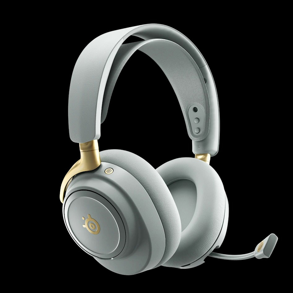 SteelSeries賽睿Arctis Nova Elite無線電競耳機麥克風(靜謐綠金)