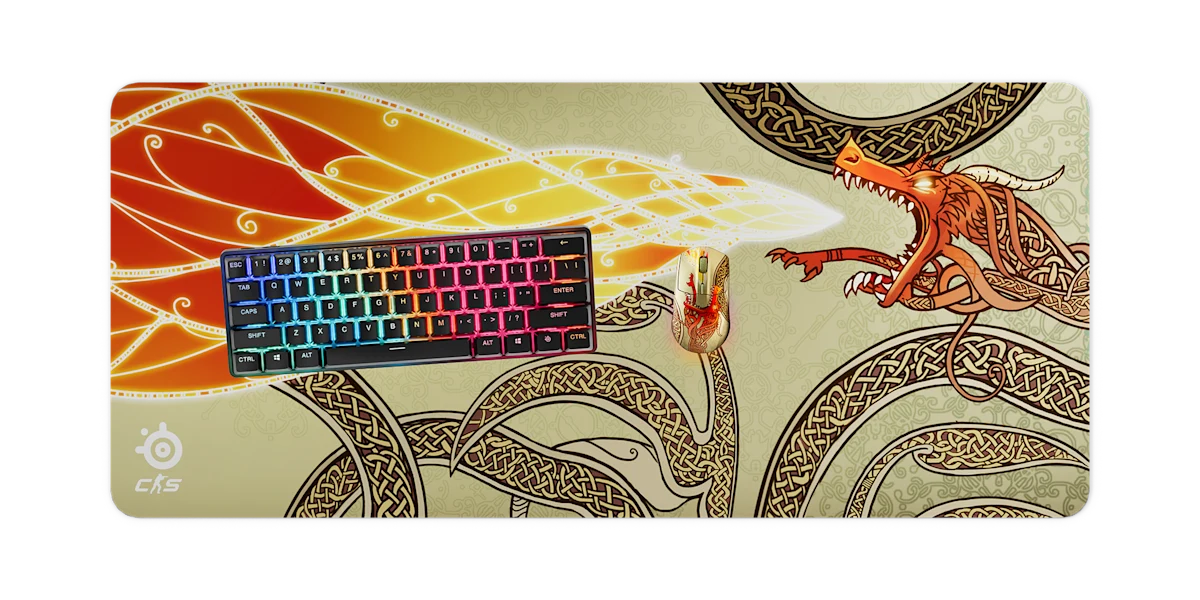 SteelSeries賽睿QcK電競鼠墊XXL-CS2 Dragon Lore版