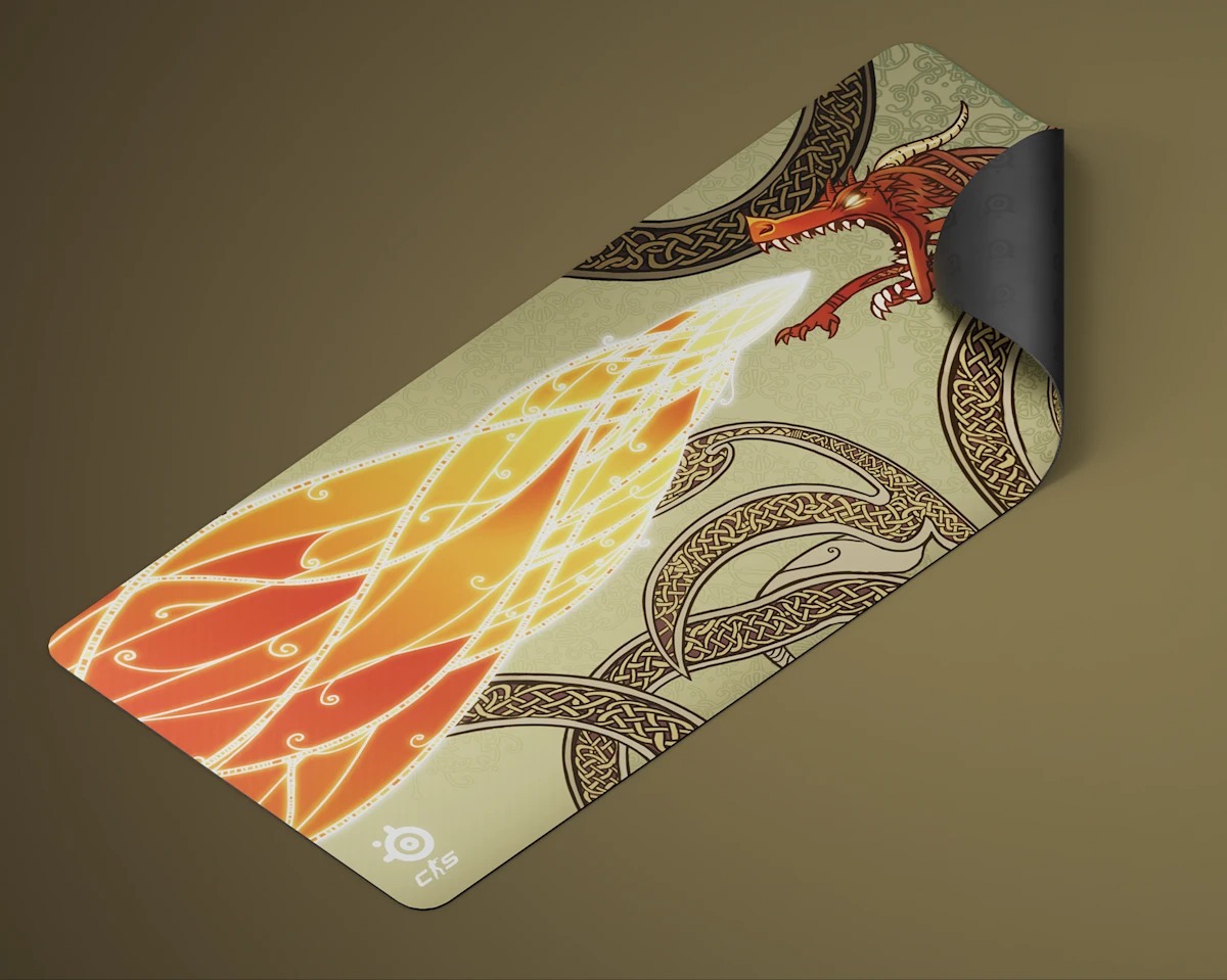 SteelSeries賽睿QcK電競鼠墊XXL-CS2 Dragon Lore版
