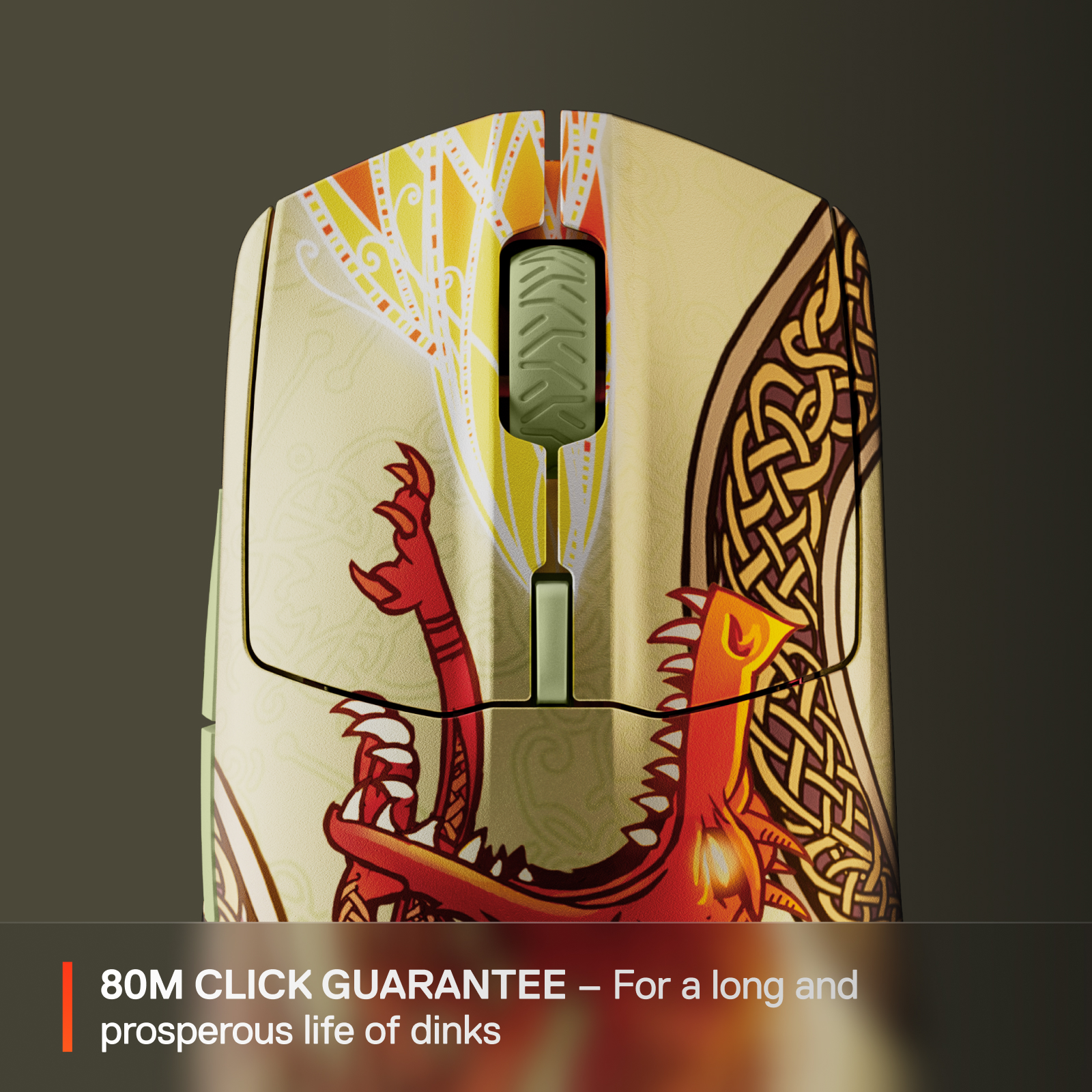 SteelSeries賽睿Aerox 3無線電競滑鼠-CS2 Dragon Lore版