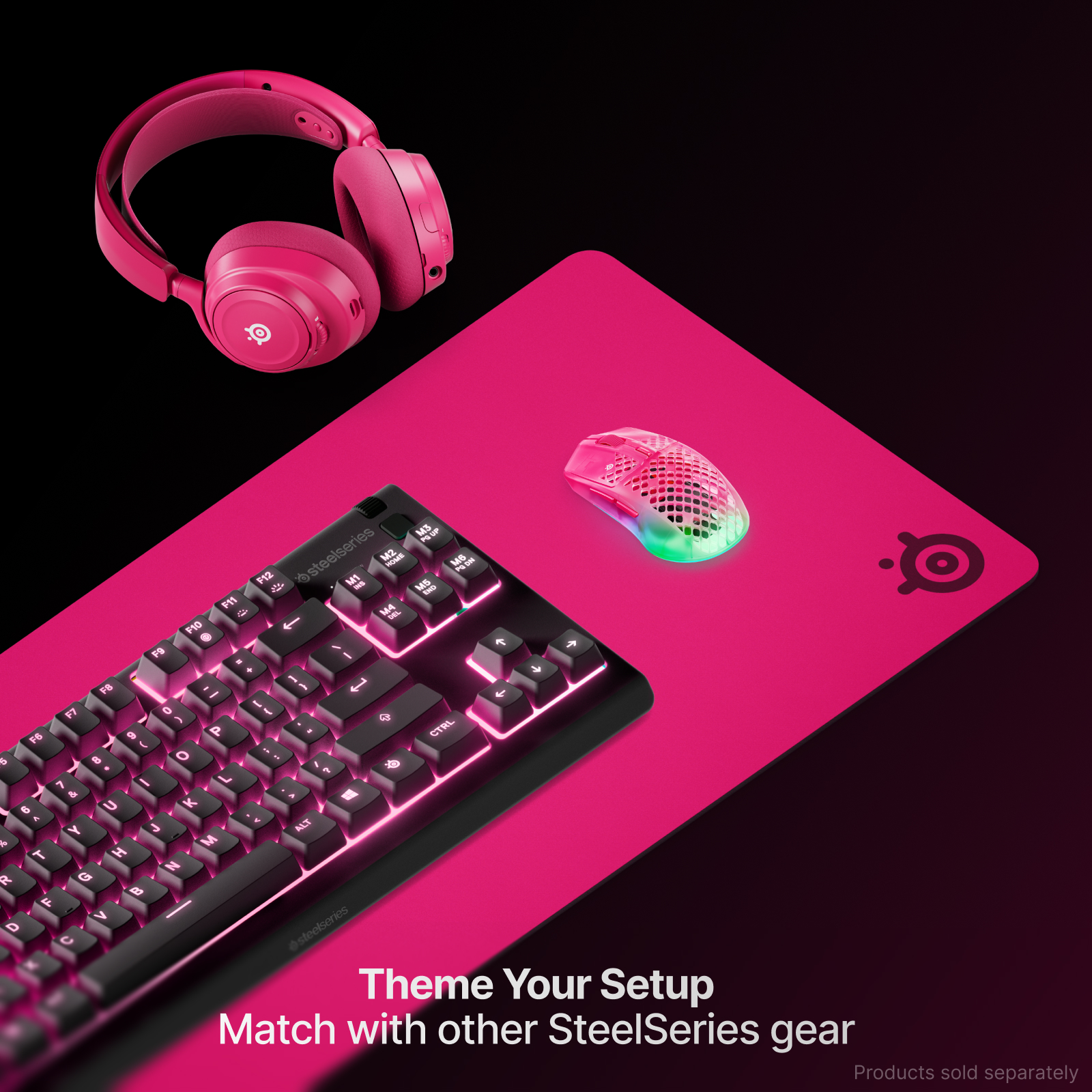 SteelSeries賽睿QcK電競鼠墊Heavy XXL-耀澈桃