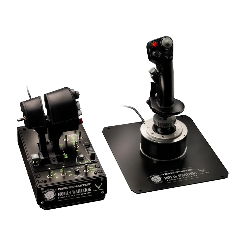 THRUSTMASTER HOTAS WARTHOG 飛行搖桿+油門