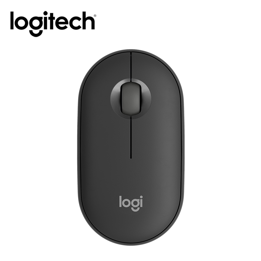 Logitech羅技 M350s 無線藍牙滑鼠 - 石墨灰