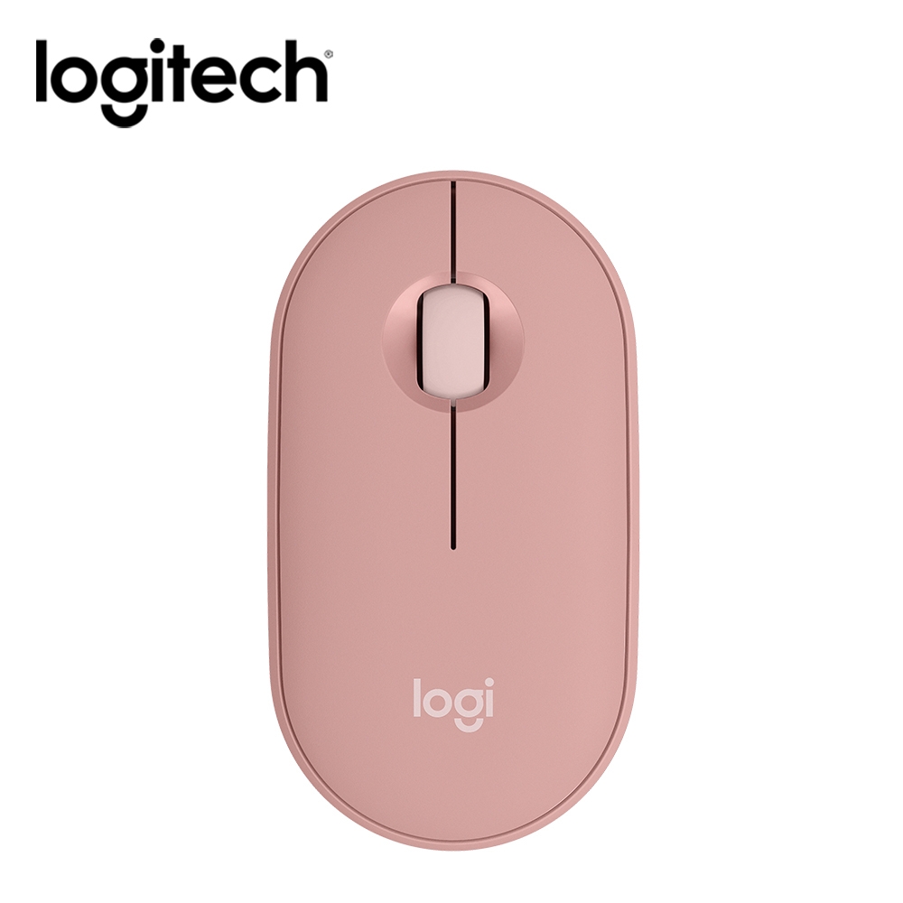 Logitech羅技 M350s 無線藍牙滑鼠 - 玫瑰粉