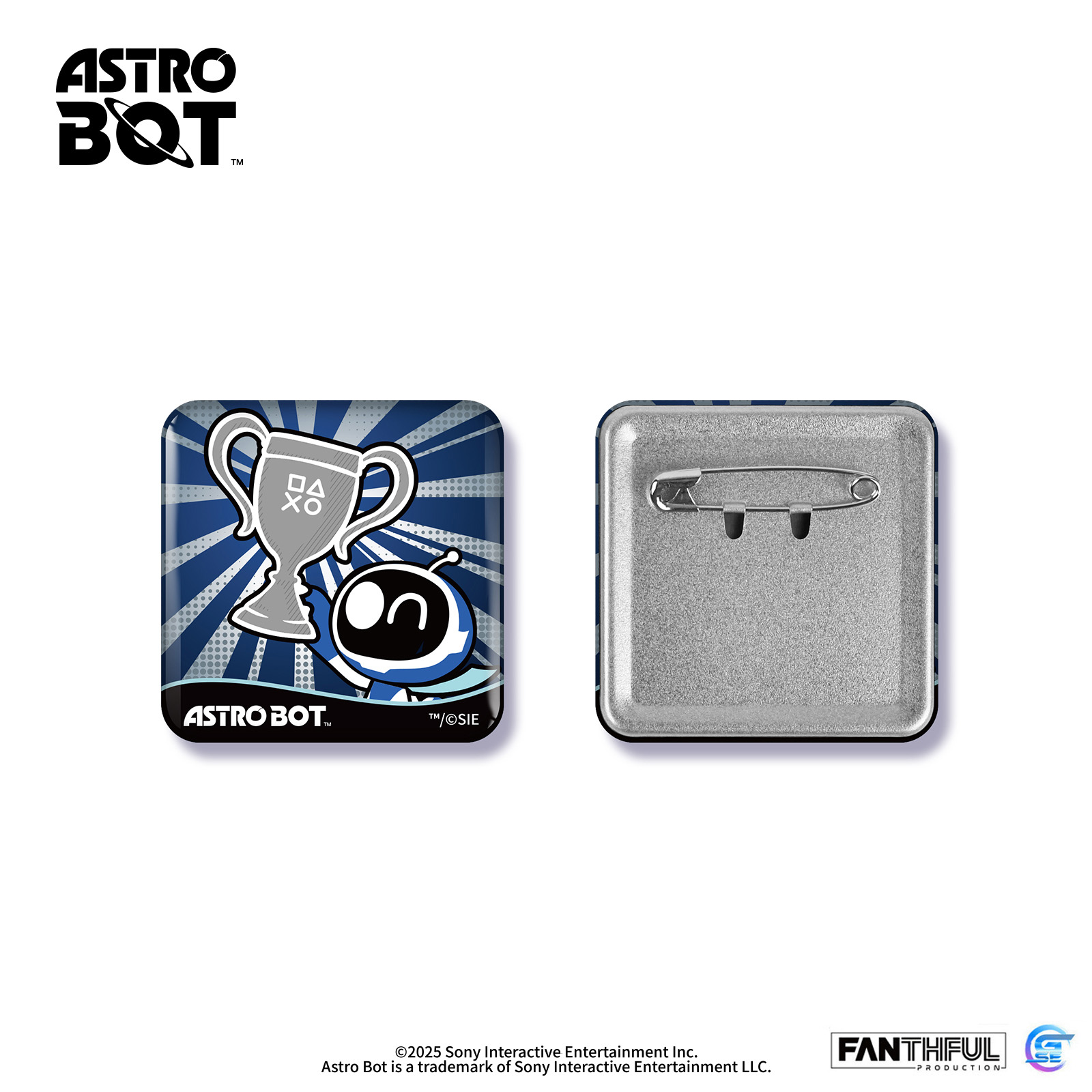 Astro Bot 宇宙機器人 馬口鐵徽章套裝 (6個/套)