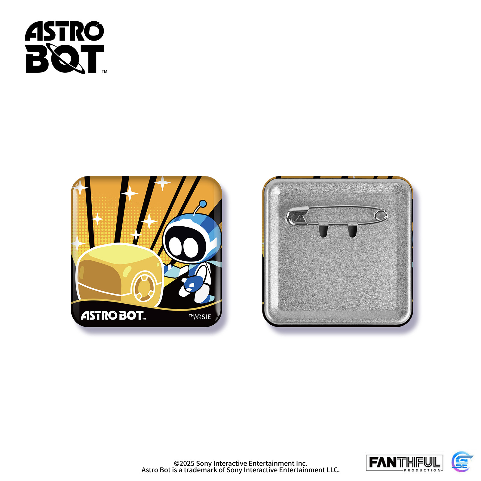 Astro Bot 宇宙機器人 馬口鐵徽章套裝 (6個/套)