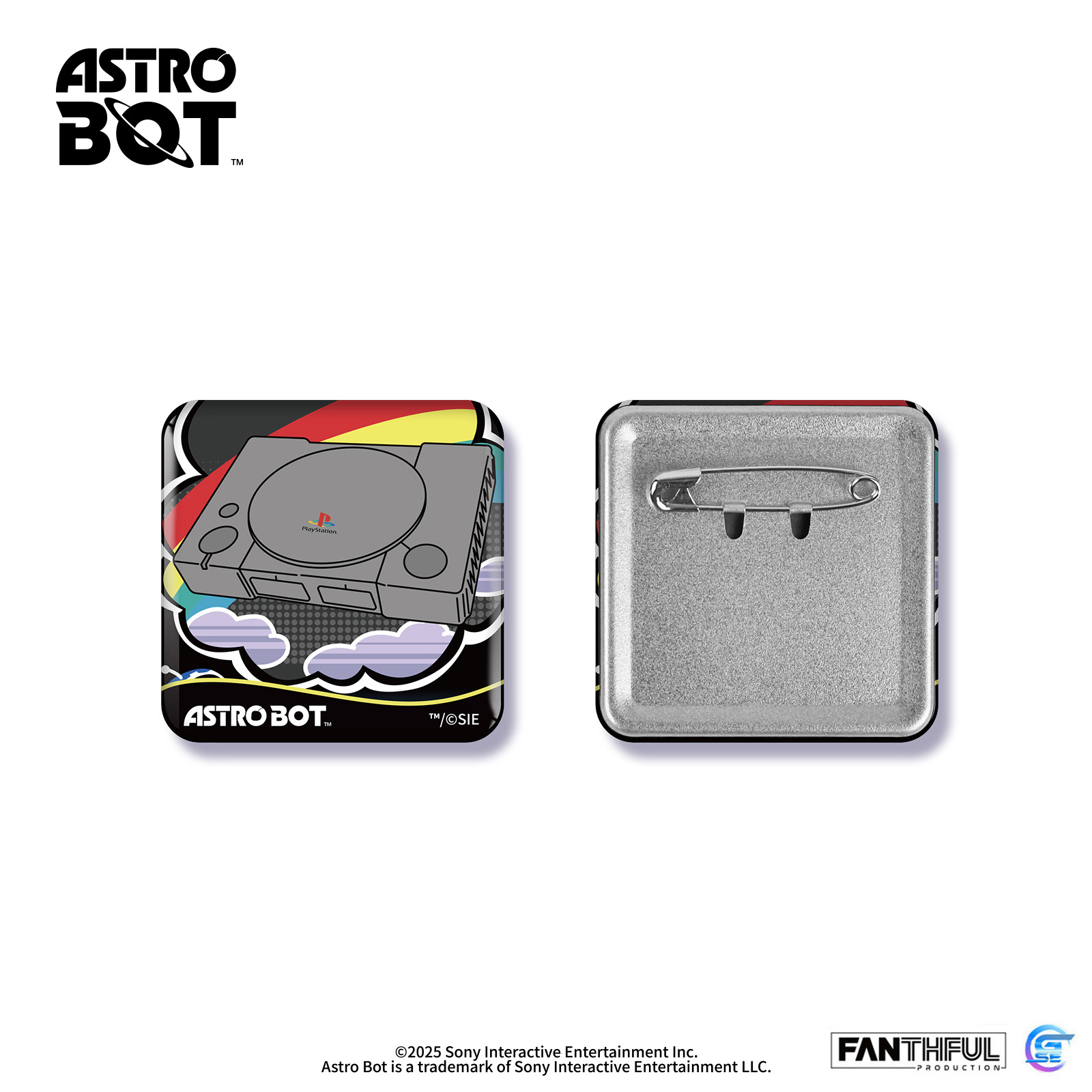 Astro Bot 宇宙機器人 馬口鐵徽章套裝 (6個/套)