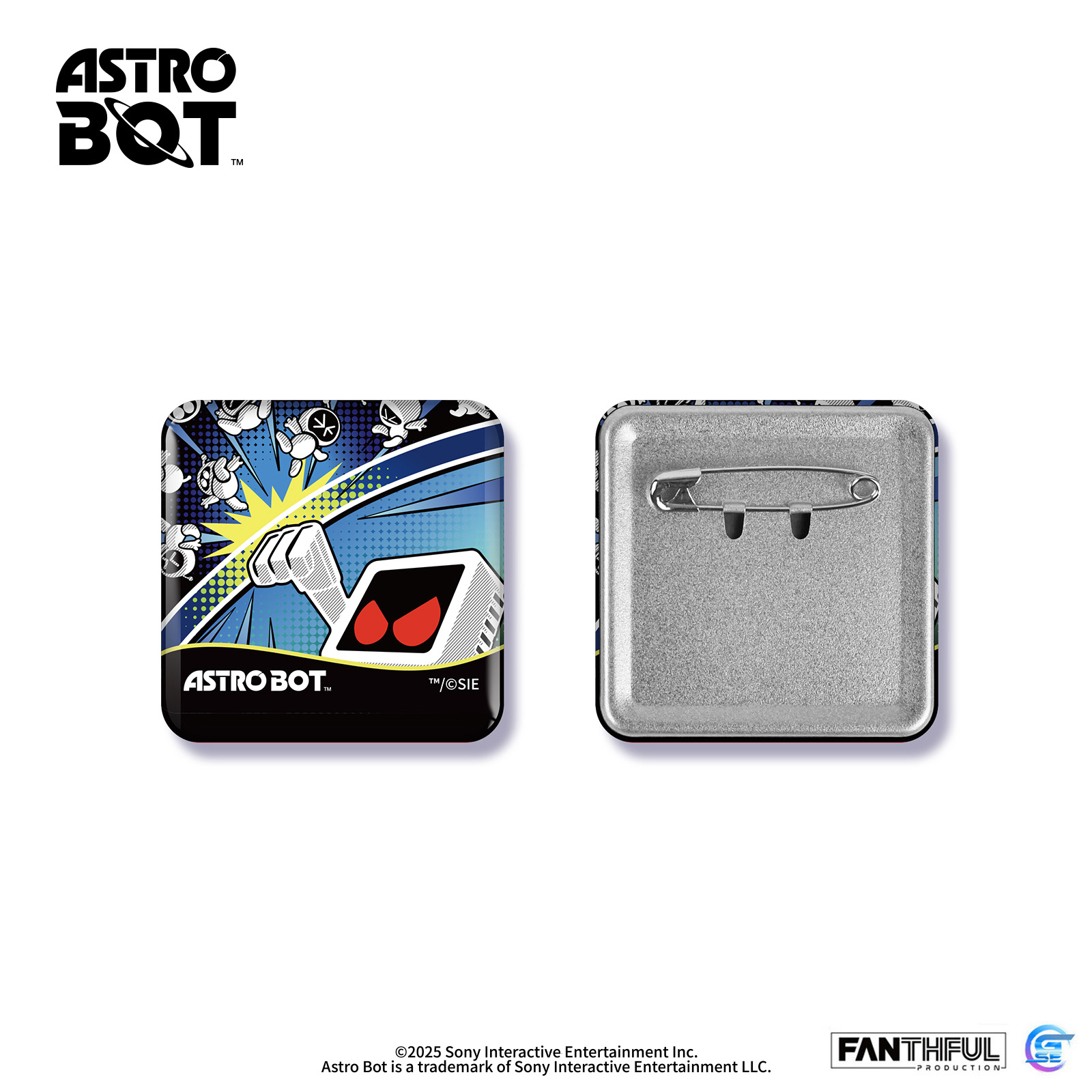 Astro Bot 宇宙機器人 馬口鐵徽章套裝 (6個/套)