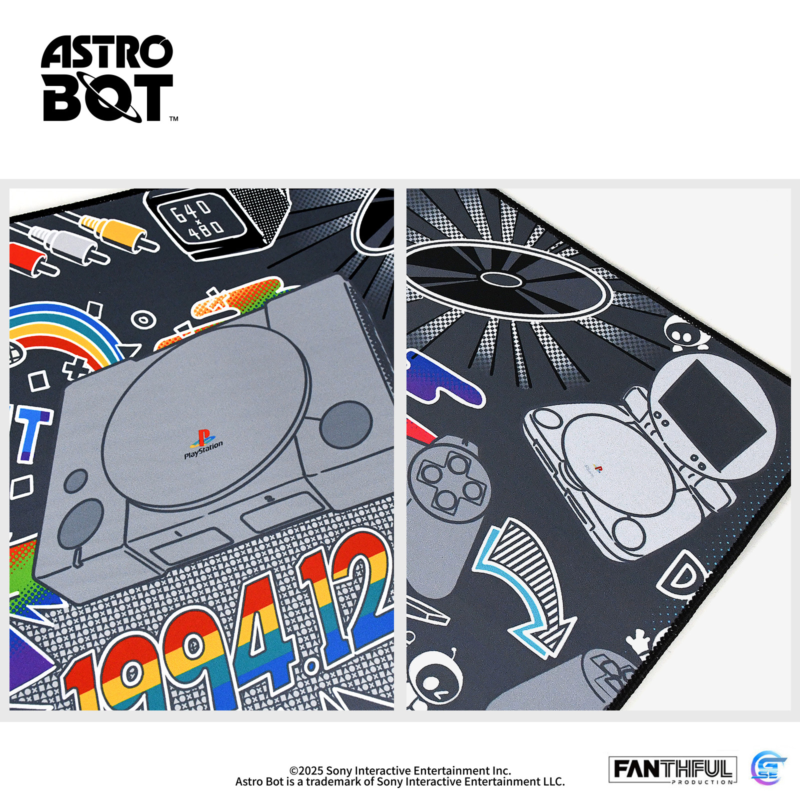 Astro Bot 宇宙機器人 桌墊-PS1版