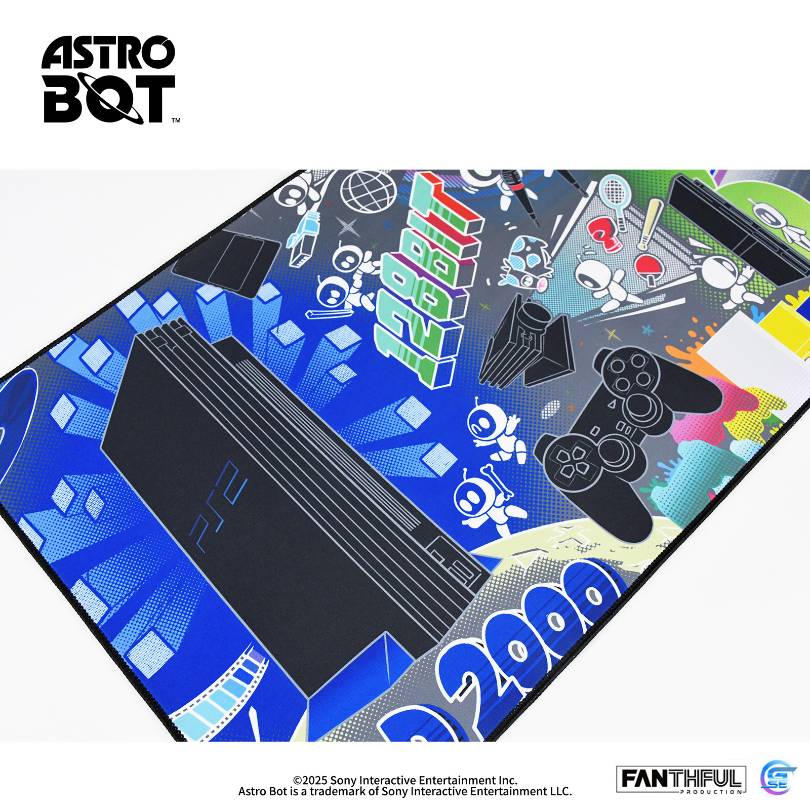 Astro Bot 宇宙機器人 桌墊-PS2版