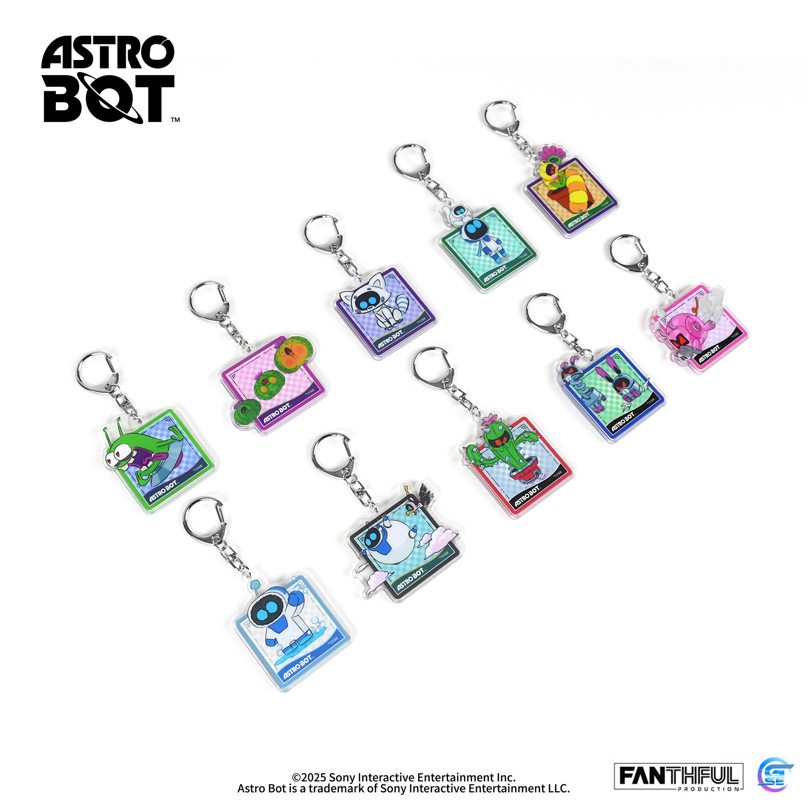 Astro Bot 宇宙機器人 壓克力掛飾盲盒 (整盒10款)