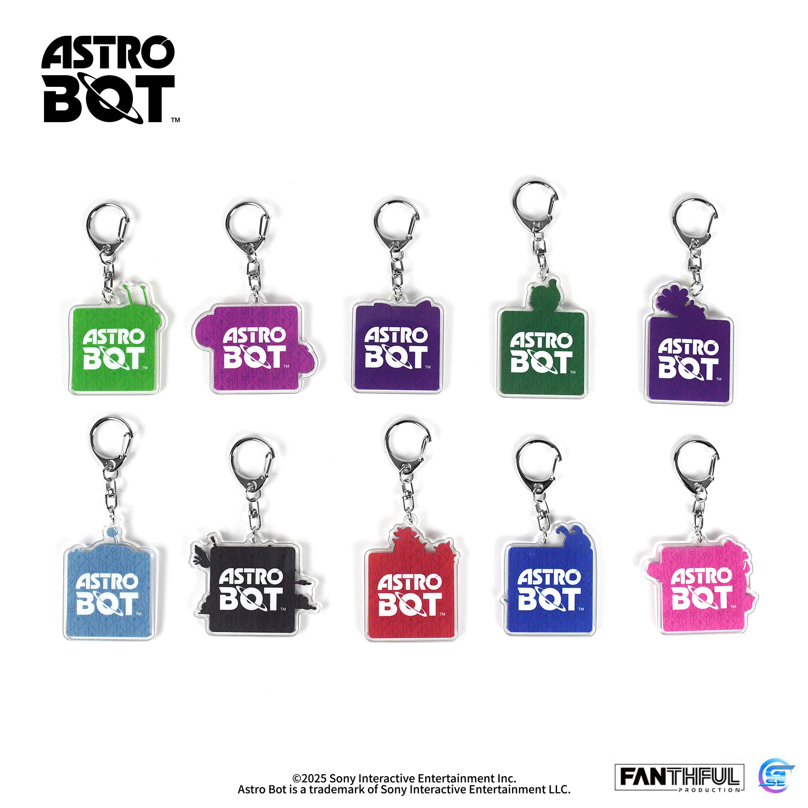 Astro Bot 宇宙機器人 壓克力掛飾盲盒 (整盒10款)