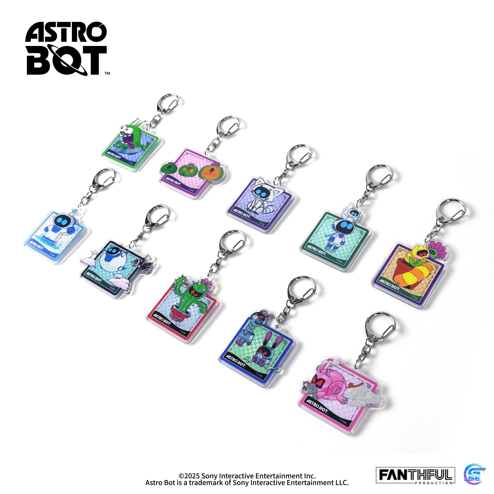 Astro Bot 宇宙機器人 壓克力掛飾盲盒 (整盒10款)
