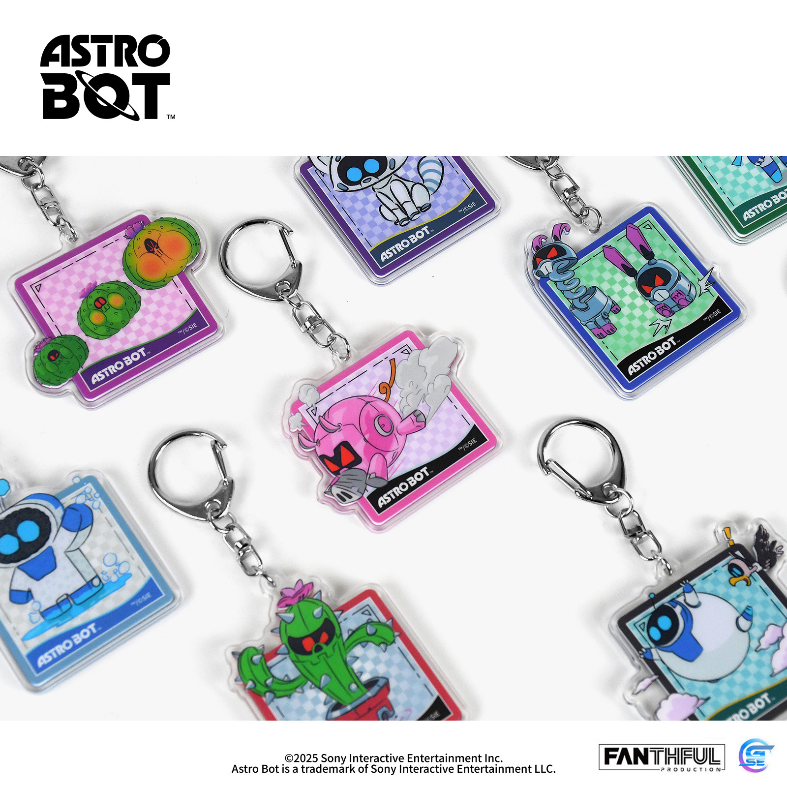 Astro Bot 宇宙機器人 壓克力掛飾盲盒 (整盒10款)