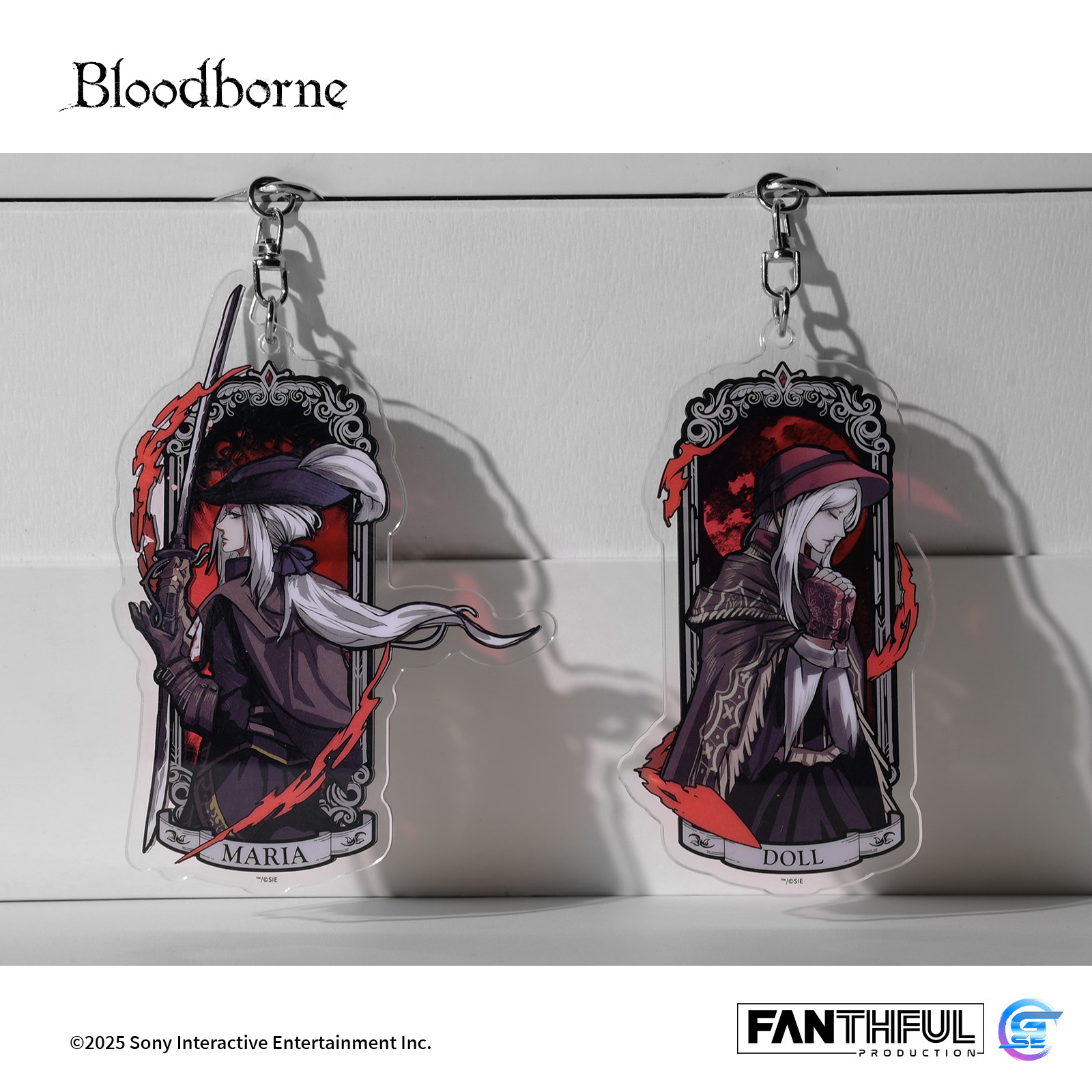 ⟪Bloodborne 血源詛咒⟫ 壓克力掛飾套組 –瑪麗亞 & 人偶