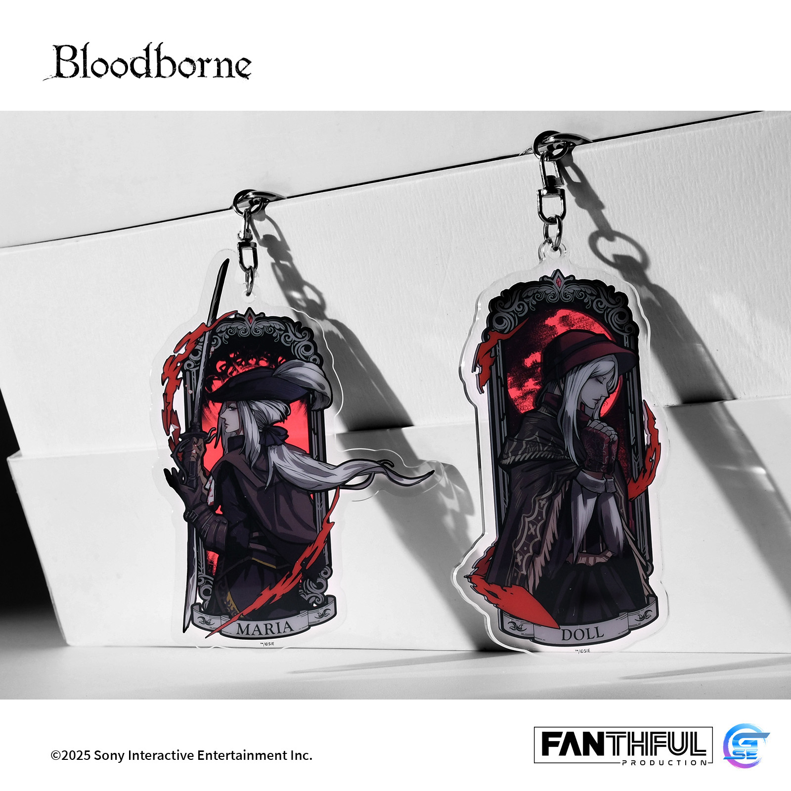 ⟪Bloodborne 血源詛咒⟫ 壓克力掛飾套組 –瑪麗亞 & 人偶
