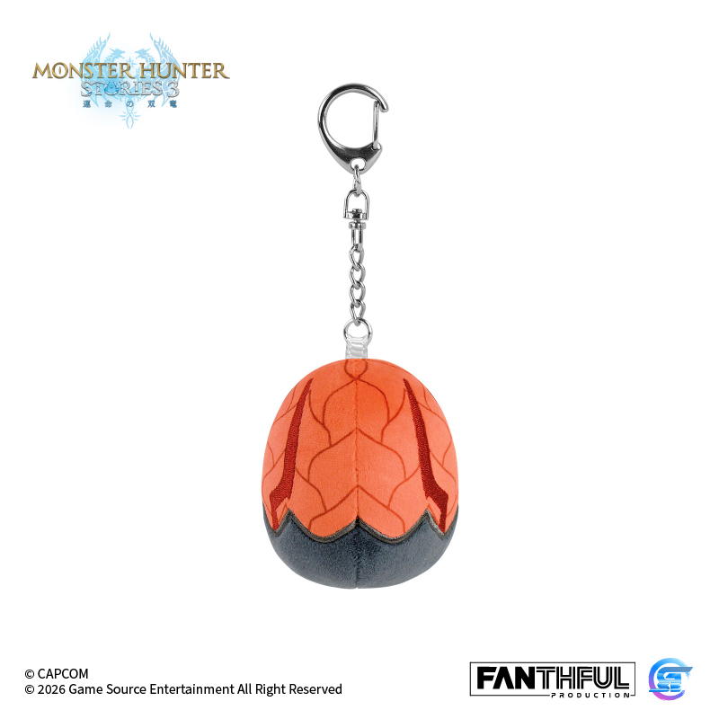 Fanthful《魔物獵人物語3 : 命運雙龍》 毛絨吊飾 [蛋石]  (預購5.8發售)