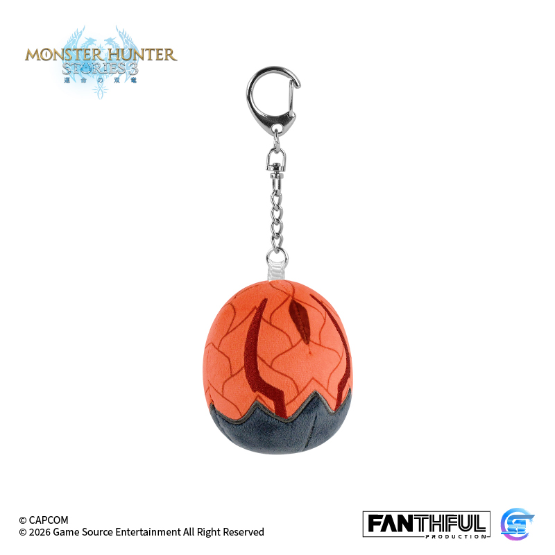 Fanthful《魔物獵人物語3 : 命運雙龍》 毛絨吊飾 [蛋石]  (預購5.8發售)