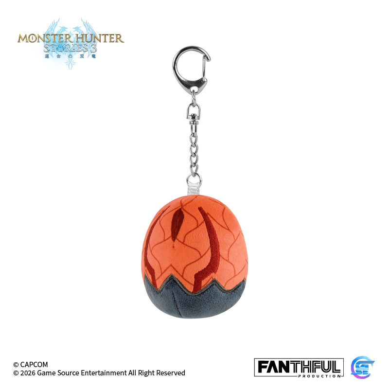 Fanthful《魔物獵人物語3 : 命運雙龍》 毛絨吊飾 [蛋石]  (預購5.8發售)