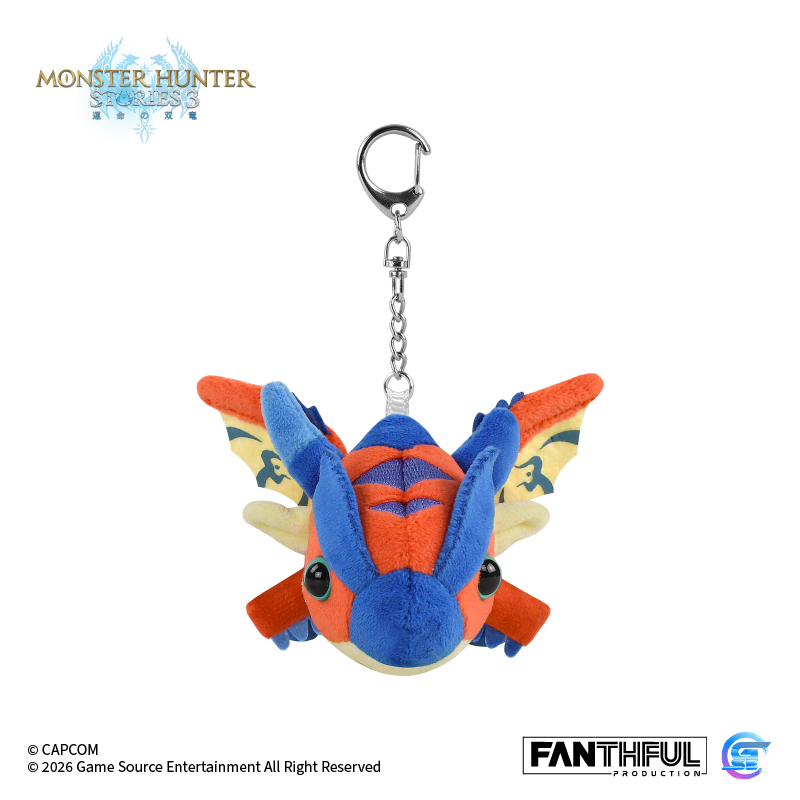 Fanthful《魔物獵人物語3 : 命運雙龍》 毛絨吊飾 [火龍擂斯] (預購5.8發售)
