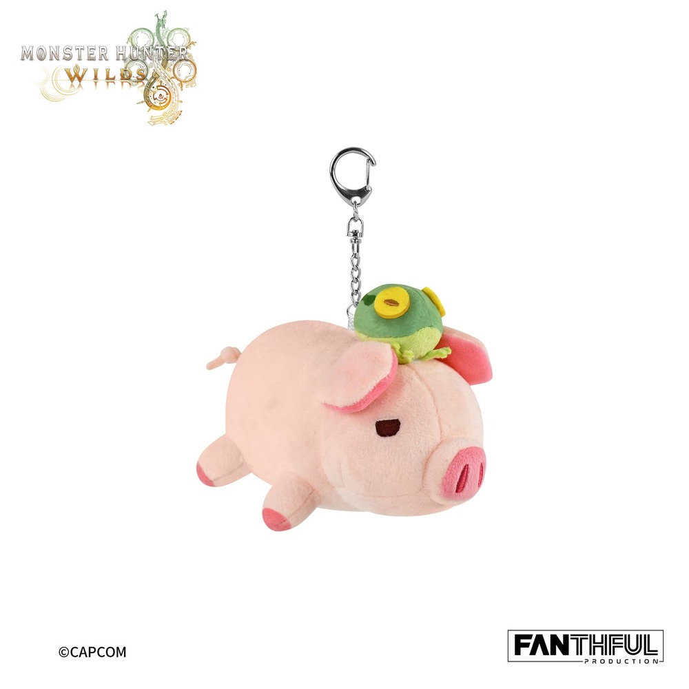 ⟪魔物獵人 荒野⟫-毛絨吊飾 [噗吱豬](預購5.15發售)