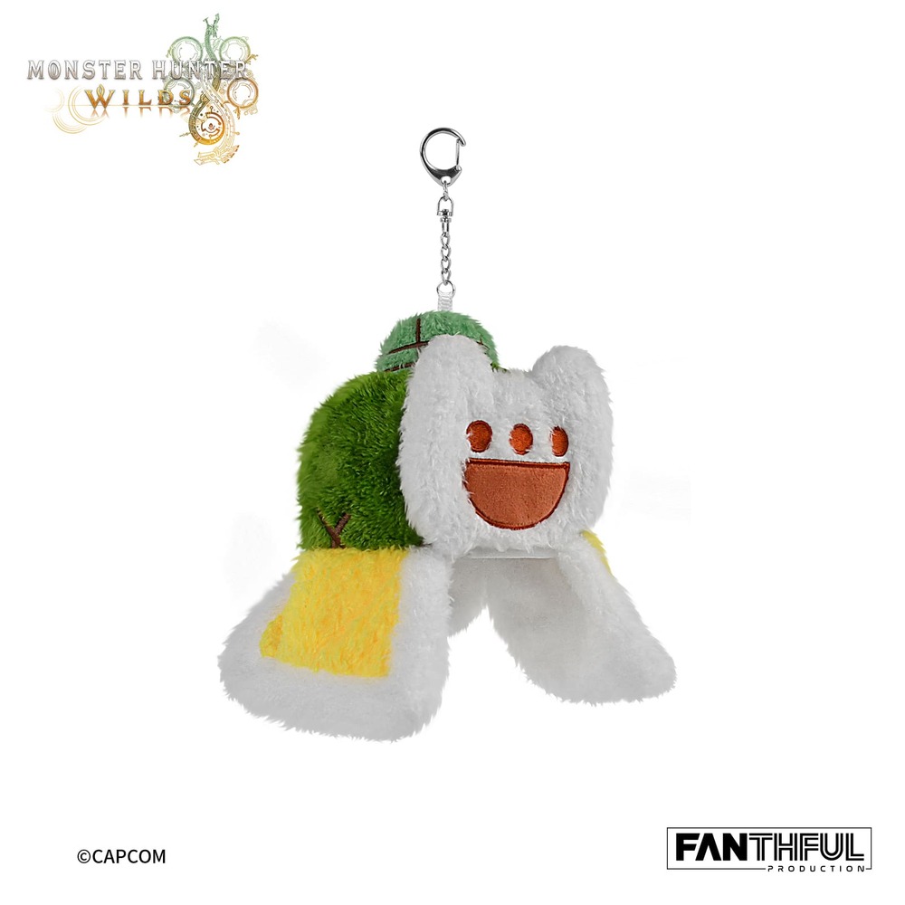 ⟪魔物獵人 荒野⟫-毛絨吊飾 [艾露貓帽子](預購5.15發售)
