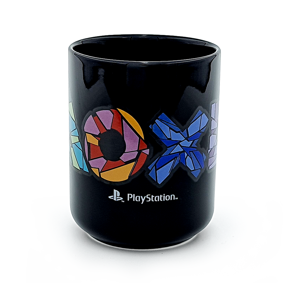 PlayStation OLP 馬克杯_黑(彩色icon)