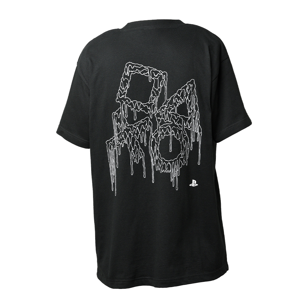 PlayStation噴繪藝術印花T恤-黑-M