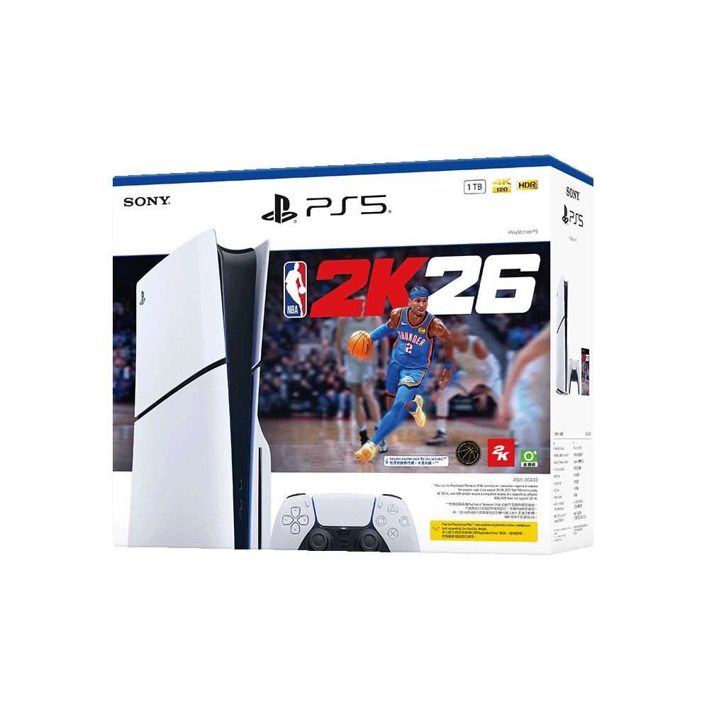 PlayStation®5主機－《NBA 2K26》組合包