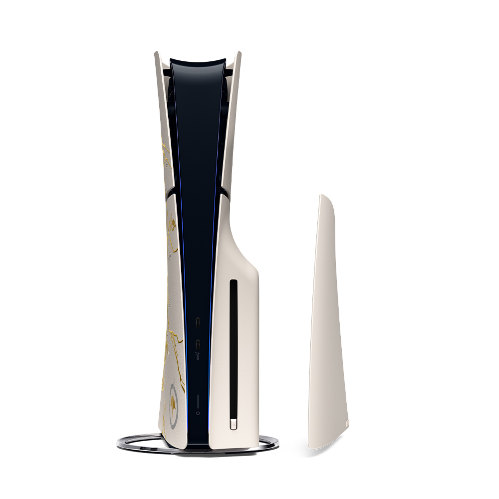 PlayStation 5 Slim 主機護蓋 - 《羊蹄山戰鬼》黃金限量版
