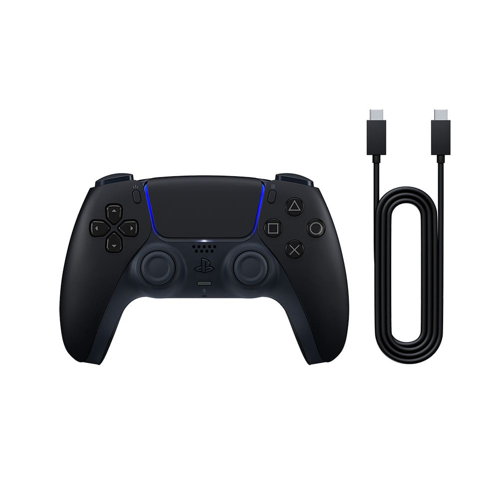 DualSense™無線控制器 – 午夜黑+電腦USB連接線