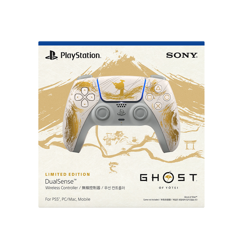 DualSense 無線控制器 -《羊蹄山戰鬼》黃金限量版