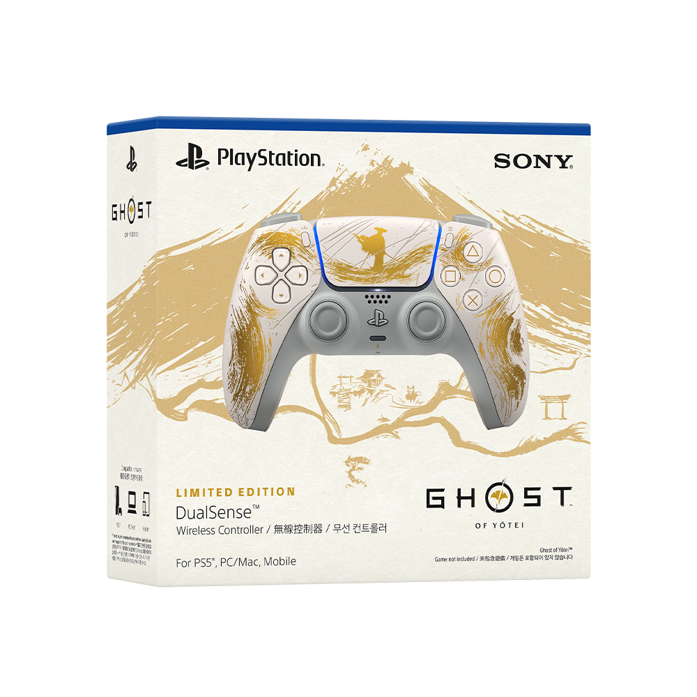 DualSense 無線控制器 -《羊蹄山戰鬼》黃金限量版