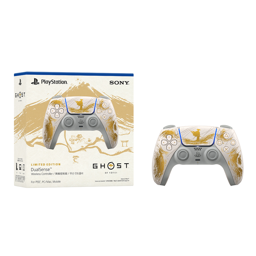 DualSense 無線控制器 -《羊蹄山戰鬼》黃金限量版