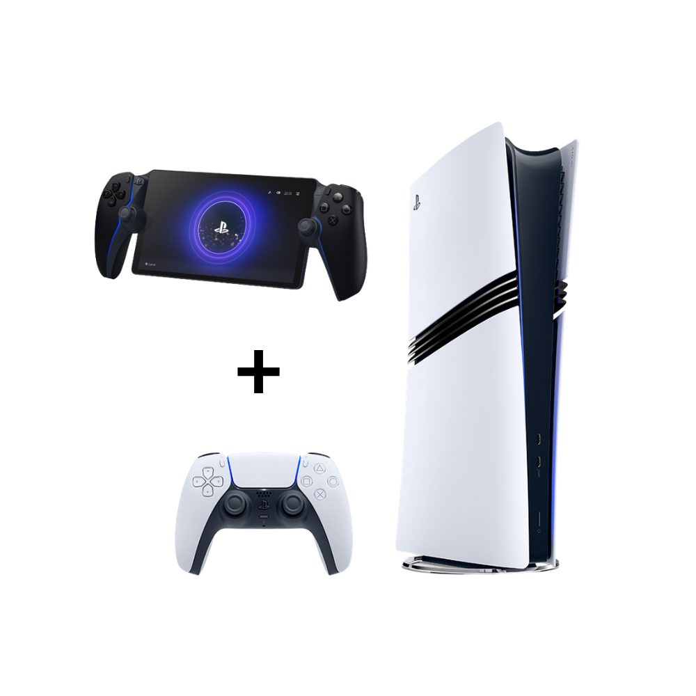 PlayStation®5 Pro 主機 + PlayStation Portal 遙控遊玩機 (午夜黑) 組合