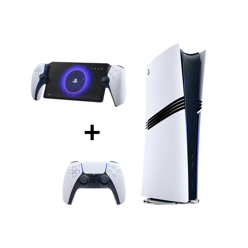 PlayStation®5 Pro 主機 + PlayStation Portal 遙控遊玩機 (白) 組合