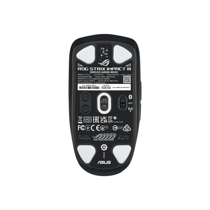 華碩ROG Impact III無線雙模電競滑鼠